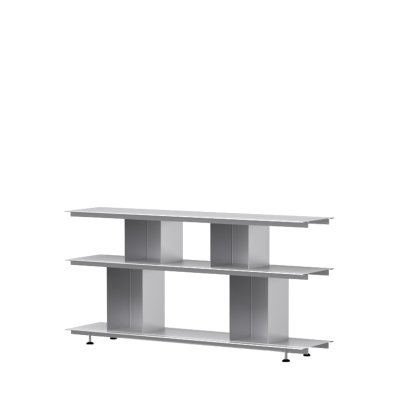 Étagère Zoll D, Aluminium, 140 cm, H 33 cm / H 22 cm