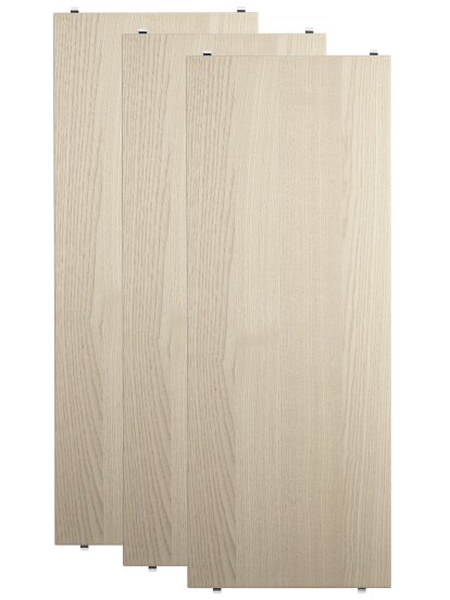 Planche String System (lot de 3), 78 x 30 cm, Placage frêne  