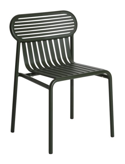 Chaise Week-End, Sans accotoirs, Vert bouteille