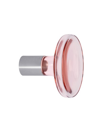 Crochets muraux Bulb, Petit: Ø 9 cm, Rose quartz