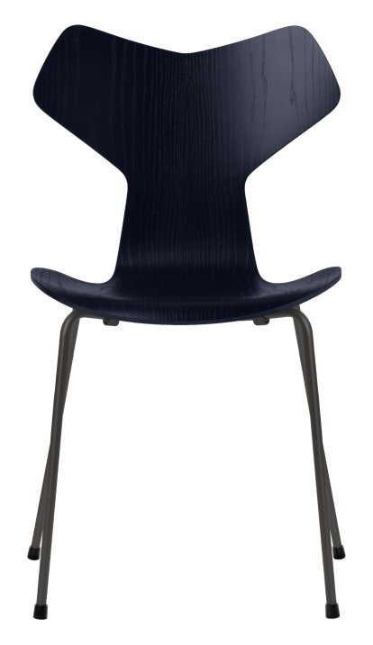 Chaise Grand Prix, Frêne coloré, Bleu nuit, Warm graphite