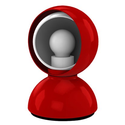 Lampe de table Eclisse, Rouge
