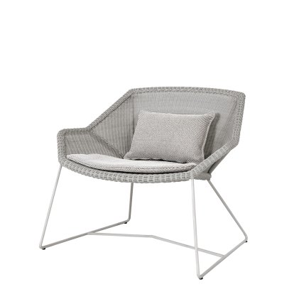 Fauteuil Breeze Lowback, Taupe, Focus - Gris clair