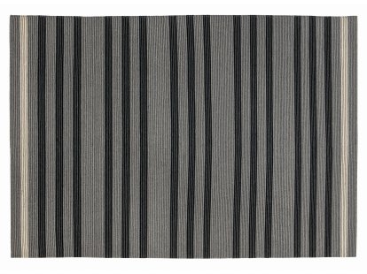 Tapis Fleur, 200 x 300 cm, Gris/noir
