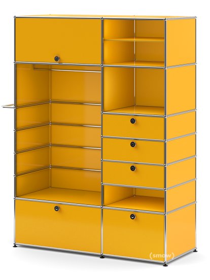 Armoire-penderie USM Haller Type 2, Jaune or RAL 1004