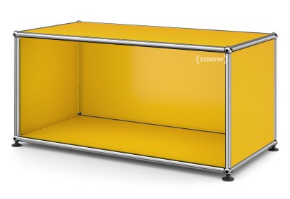Meuble bas Lowboard M USM Haller ouvert, Jaune or RAL 1004