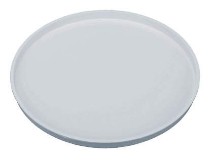 Plateau rond pour Componibili, Argent