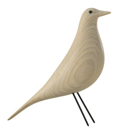 Eames House Bird , Frêne cotton white, huilé