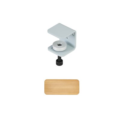 Etagère murale Tiptoe chêne massif, Étagère murale 45 cm, Bleu pâle