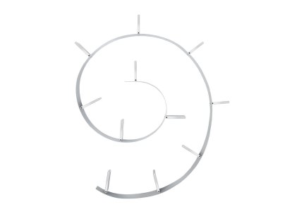 Étagère Bookworm, 11, Opaque, Aluminium