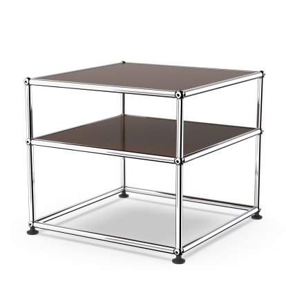 USM Haller table d'appoint Type 2, Métal, Marron USM