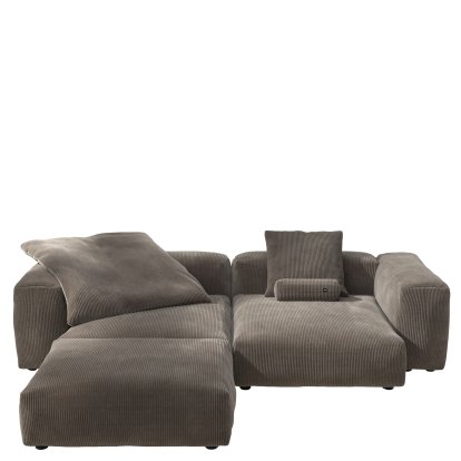 Vetsak Sofa Set 3, Cord velours - Mocha, Avec coussin