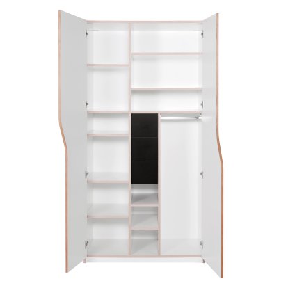 Armoire Plane, Laqué noir graphite