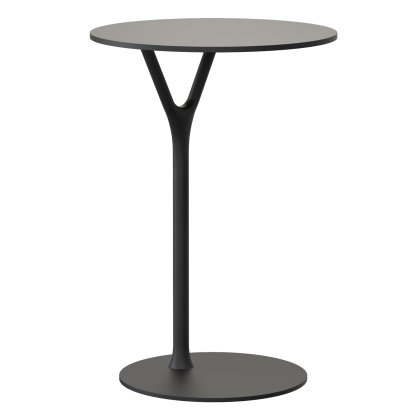 Table d'appoint Wishbone, 65 cm, Noir mat
