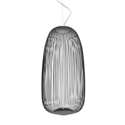 Suspension Spokes, Ø32,5 cm, Gris graphite, Non dimmable