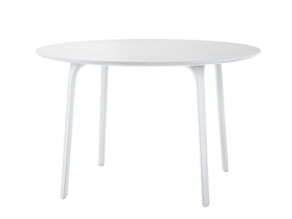 Table First Outdoor, Ø 120 cm, Blanc