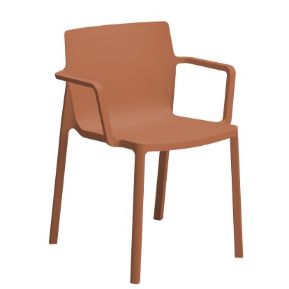 Chaise LP Recycled, Avec accotoirs, Argile