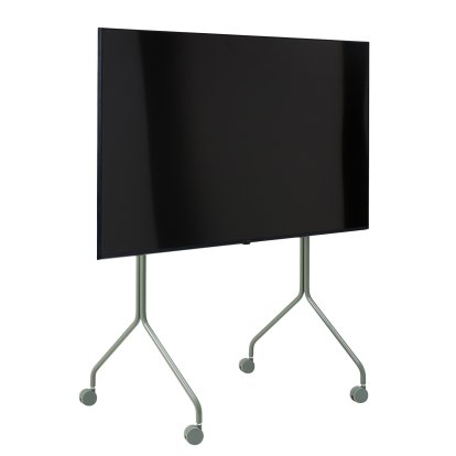 Support TV Moon, Tall, Vert mousse