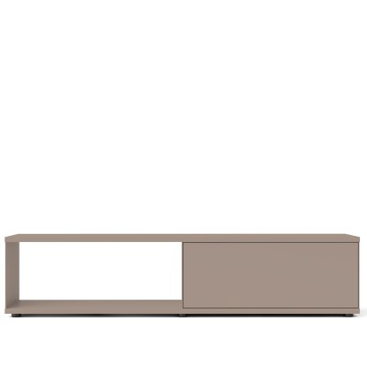 Flow Q Lowboard, 200 cm, 46,1 cm (porte abattante), Rosewood