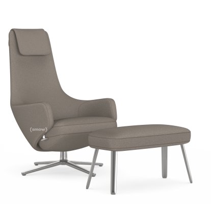Fauteuil Repos, Fauteuil Repos & Panchina, Tissu Cosy 2 fossile, 45 cm, Poli
