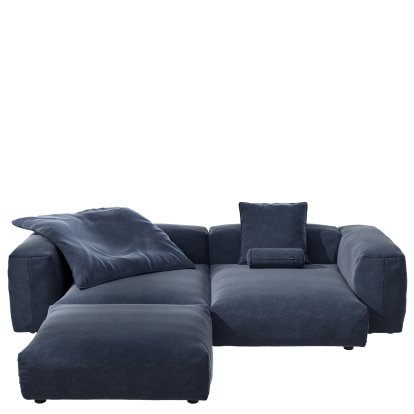 Vetsak Sofa Set 3, Suave - Marine, Avec coussin