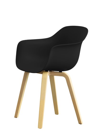 Fauteuil Substance, Noir