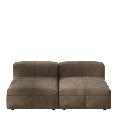 Vetsak Sofa Set 1, M, Cuir - Cacao, Sans coussin