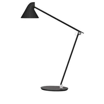 Lampe de table NJP, Noir, Pieds