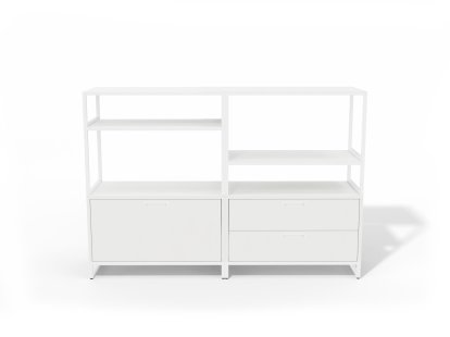 Buffet M1, Version 3 (H 110 x L 160 cm) , Blanc