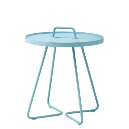 Table d'appoint On-the-move, Petit - H 54 cm x Ø 44 cm, Aqua