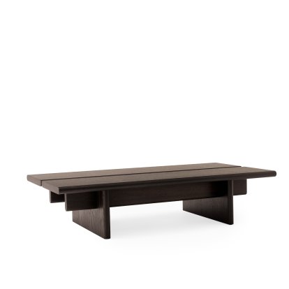 Table basse Ita, 60 cm, Chêne teinté foncé