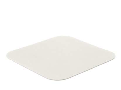 Tapis en feutre pour Componibili, 1, Carré (coins ronds), 36 x 36 cm, Blanc laine