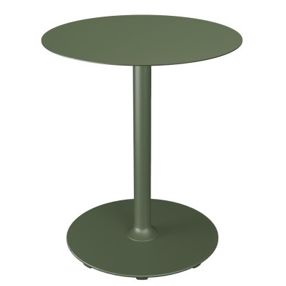 Table Pico, Vert olive, Carré (60 x 60 cm), Rond