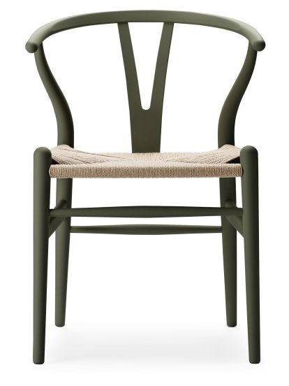 Chaise CH24 Wishbone Chair Soft Colours, Soft Seaweed