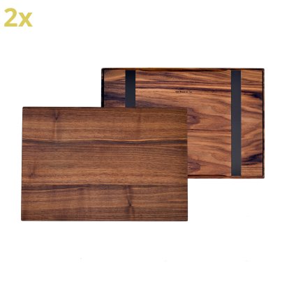 Plateau en bois pour étagères USM Haller, taille L, 50 cm x 35 cm, Noyer américain