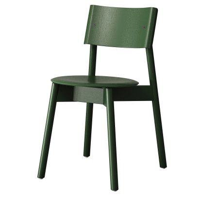 Chaise SSD, bois, Vert teinté