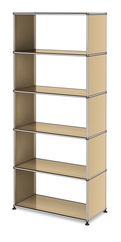 Étagère USM Haller sans panneaux arrières, Beige USM