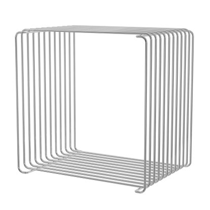 Étagère Panton Wire Cube, 26 cm, Chrome