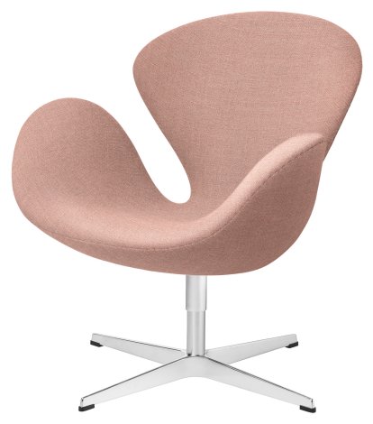 Fauteuil Swan (cygne), Hauteur spéciale 48 cm, Christianshavn, Christianshavn 1131 - Rouge/orange