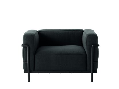 3 Fauteuil Grand Confort, grand modèle Outdoor, Anthracite / noir