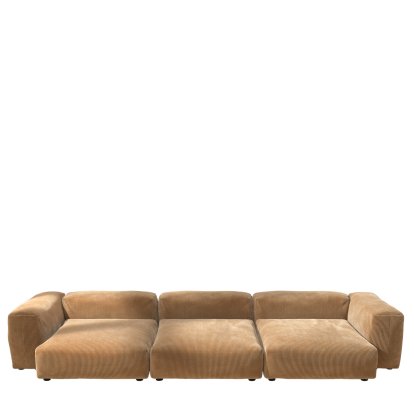 Vetsak Sofa Set 5, Cord velours - Camel, Sans coussin