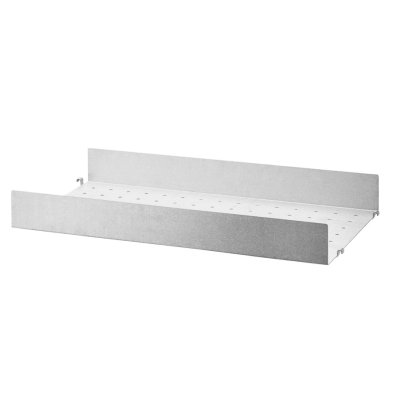 Planche métal String System, 58 x 30 cm, Rebord haut