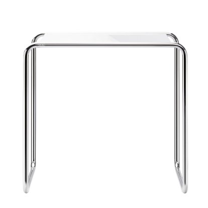 Table d'appoint B 9 verre Bauhaus, B 9c (H 55 x l 59 cm)