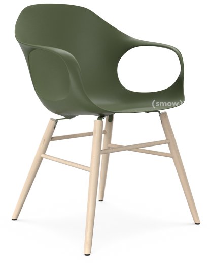 Chaise Elephant Wood, Vert olive, Hêtre