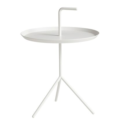 Table DLM - Don't Leave Me, Ø 48 x H 65 cm, Blanc