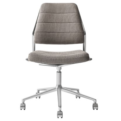 Chaise pivotante Swivel 454+, Piétement à roulettes, Mélange de polyester, tenzo