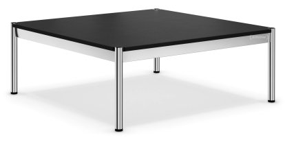 Table basse USM Haller, 100 x 100 cm, Fenix, Nero - Noir
