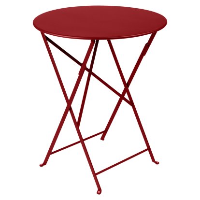 Table pliante Bistro ronde, H 74 x Ø 60 cm, Piment