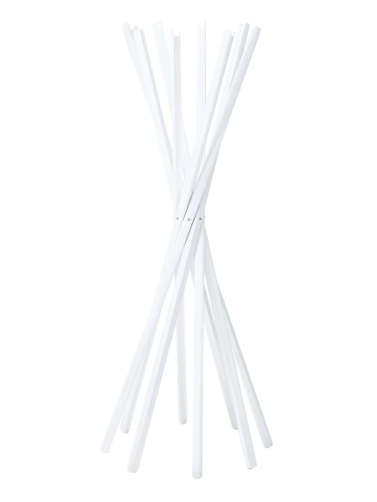 Portemanteau Sciangai, Frêne teinté blanc