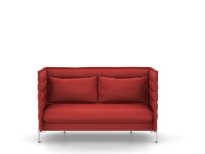 Alcove Sofa, 2 places (H94 x L164 x P84 cm), Credo, Rouge chilli